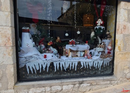 vitrine noel